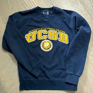 Women’s UCSD University of San Diego College Sweatshirt, Navy, XS/S